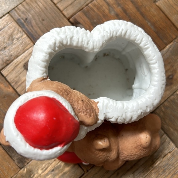 House of Lloyd Vintage Christmas Teddy Bear Planter - Picture 7 of 7